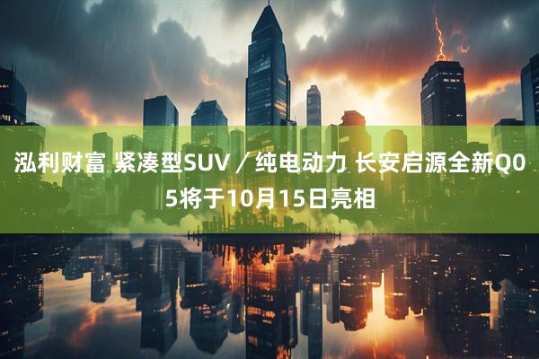 泓利财富 紧凑型SUV／纯电动力 长安启源全新Q05将于10月15日亮相